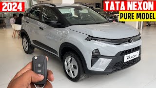 2024 Tata Nexon Pure New PriceFeatures and Exteriorinterior Review [upl. by Caryl]