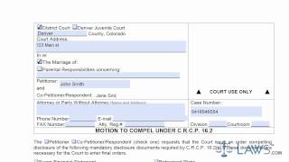 Learn How to Fill the Motion to Compel Form [upl. by Conlin]