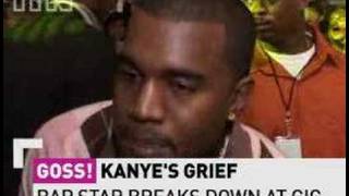 Kanye West breaks down and cries for mum at London gig [upl. by Silvestro798]