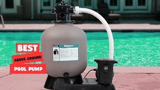 Top 5 Best Above Ground Pool Pump Review  Krystal Clear Cartridge Filter Pump 2024 [upl. by Cyndi564]