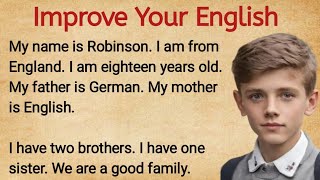 Robinson Crusoe Part One  Improve Your English Interesting Story  Learn English Through Stories [upl. by Rab748]