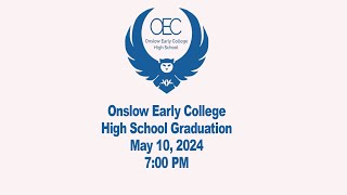 Onslow Early College High School Graduation — 700 PM [upl. by Melisenda859]