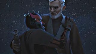 Star Wars Rebels with Thick Lightsabers  ObiWan vs Maul [upl. by Alyar10]