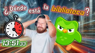 Native Spanish speaker speedruns DUOLINGO SPANISH after speedrunning every other language [upl. by Tihom]