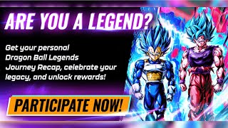 Dragon Ball Legends Account Recap and How to Get it [upl. by Akilak]