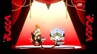 Pucca Short Animations  Black Day  Beijing Opera 짜장경극 HD [upl. by Anirat]