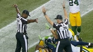 Green Bay Packers Seattle Seahawks Blown Call NFL Refs Back to Negotiating [upl. by Deys481]