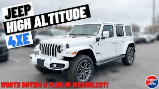 2023 JEEP WRANGLER SAHARA HIGH ALTITUDE 4XE InDepth Review  Worth Buying A PlugIn Wrangler [upl. by Hackathorn]