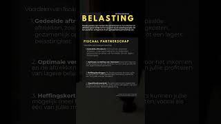 Belastingvoordelen Fiscale Partners belasting aandelen belastingdienst [upl. by Haas]