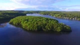 Drone  Lake Hopatcong NJ 2016 [upl. by Alleunam]