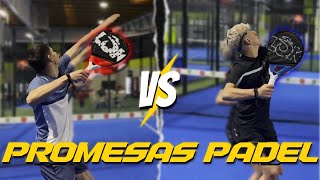 Enfrenté a DOS PROMESAS DEL PADEL NUEVAS PALAS LOK [upl. by Attenahs477]