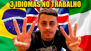 COMO É TRABALHAR EM 3 IDIOMAS AO MESMO TEMPO EM LONDRES [upl. by Yme52]