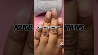 Polygel Application nails explore polygel [upl. by Labana]