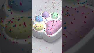 FUFUSQUISHY ASMR 🌈🐱 800g Sparkling Rainbow Cat Paw [upl. by Rahs862]