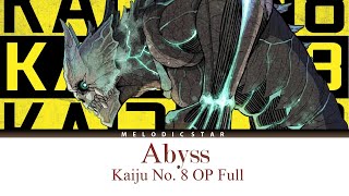 Kaiju No 8 Opening Full『YUNGBLUD  Abyss』Lyrics [upl. by Yatnuhs]