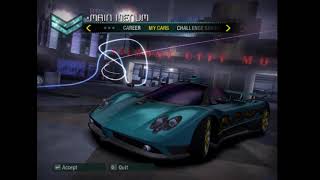 NFS CARBON  Custom Pagani Zonda F [upl. by Najib946]