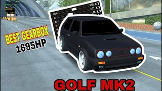 GOLF MK2 FASTEST GEARBOX SETTINGS IN NEW UPDATE CAR PARKING MULTIPLAYER [upl. by Gleason]