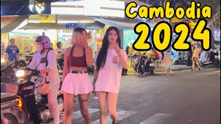 Phnom Penh Cambodia night life 2024  Happy New Year [upl. by Reese]