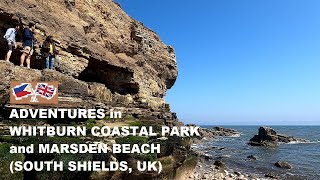 EXPLORING WHITBURN COASTAL PARK AND MARSDEN BEACH IN SOUTH SHIELDS NORTH EAST ENGLAND I ASH amp RUTH [upl. by Ytisahcal]