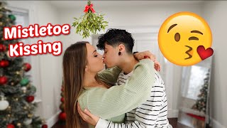 MISTLETOE KISSING CHALLENGE [upl. by Woodward]