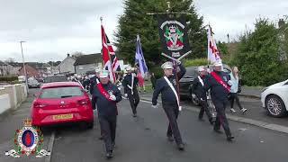 Cloughfern Young Conquerors Flute Band Easter Monday 010424 [upl. by Ettenej]