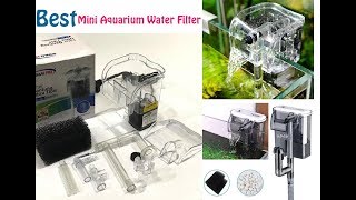 Aquarium back filter  Best Hang On Filter Aquarium [upl. by Kellina]