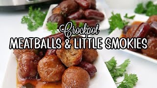 Crockpot Meatballs and Little Smokies [upl. by Herc]