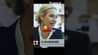 Alice Weidel Angst um Familie und Sicherheit deutschland politik afd ampelkoalition [upl. by Inus]