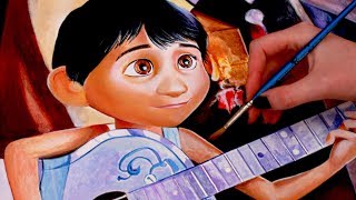 COCO Disney PIXAR Drawing Miguel [upl. by Naerad]