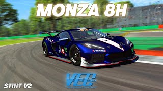 Last push before the winter break  VEC Monza 8H  Division 1  Brabham Motorsports 83 GT3 [upl. by Sirromad]