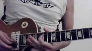 Bohemian Rhapsody solo amp end Queen guitar cover [upl. by Darline177]