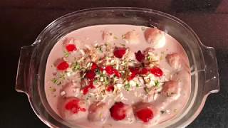 Shahi Dry Fruit Balls in Custardperfect dessert fusion recipe [upl. by Kindig]