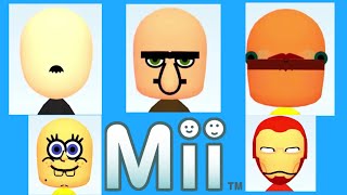 Top 5 Best Miis In Mii Maker [upl. by Kerrie]