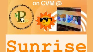 Miss Pearly Grandson diaspora feature on CVM at Sunrise [upl. by Drofwarc]