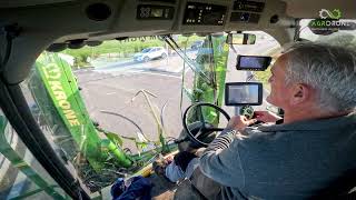 🌽💦 Ensilage maïs difficile🥵 Krone BiG X 480 CAB VIEW [upl. by Nnaecarg207]