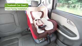 DualwellD1001 Car Seat FrontFacing Installation [upl. by Milda]