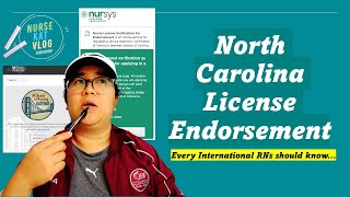 NC RN License EndorsementMy Story NurseKatVLOG60 [upl. by Germann]