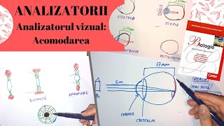 ADMITERE MEDICINA ANALIZATORII 5 Analizatorul vizual partea a IIa  Acomodarea [upl. by Adahsar]