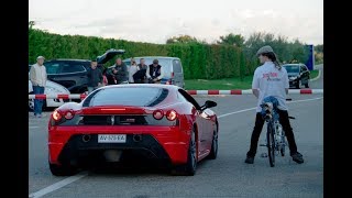 Rocket Bicycle World Record ǀ 333 kmh 207 mph ǀ Rider François Gissy [upl. by Hatokad458]