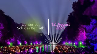 Lichterfest Schloss Benrath  12 August 2023  Düsseldorfer Symphoniker 🎶🎺🎻🎆 festival of lights [upl. by Eleahcim392]