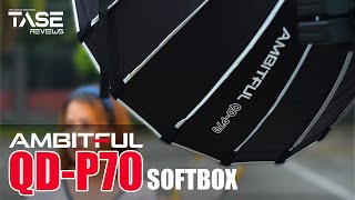 Ambitful QDP70 Softbox  Review amp Tips [upl. by Ecadnarb359]