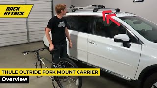 Thule Outride Fork Mount Carrier Bike Rack Overview And Installation [upl. by Steel]