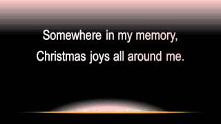 Somewhere In My Memory with lyrics widescreen [upl. by Yenot]