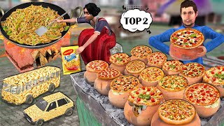 Garib Ka Maggie Noodles Vehicles Vs Matka Pizza Wala Street Food Hindi Kahani Hindi Moral Stories [upl. by Tobin641]