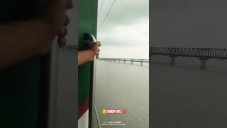 Jamuna Setu Crossing naturalbeauty jamunasetu shorts viralshorts training train [upl. by Morry846]