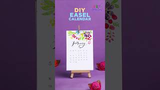 DIY Easel Calendar ventunoart diy craft diycrafts calendar calendertrick calender2024 shorts [upl. by Aeniah526]