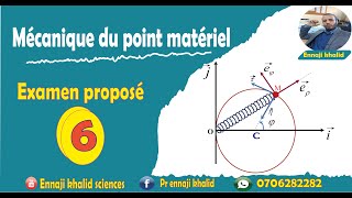 Examen mécanique du point proposé 6 [upl. by Koenig767]