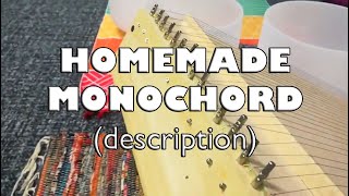 HOMEMADE 28 STRING MONOCHORD  I MADE A MONOCHORD  Sound Healing  Sound Meditation  Sound Bath [upl. by Snoddy]