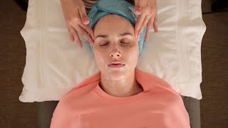 ASMR Facial  fall asleep deep relaxation whisper massage amp facial cupping for friend [upl. by Idid472]