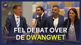 quotEr gaan ENORME problemen ontstaanquot  Eerdmans VS Links in debat dwangwet [upl. by Faustine]